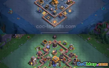 Top Builder Hall 7 Anti-Everything Base 2024 - Clash of Clans #22980