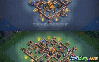 Top Builder Hall 7 Anti-Everything Base Design - Clash 2024 #17840