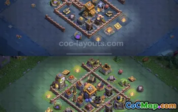 Top Builder Hall 7 Max Base Design for Clash of Clans #23026
