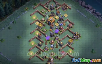 Top Builder Hall 7 Max Base Design & Links - Clash of Clans #22996