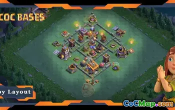 Top Builder Hall 8 Base Design - Anti-Everything Layout #21739