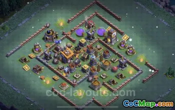 Top Builder Hall 8 Base Designs - Clash of Clans Links #23071