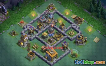 Top Builder Hall 8 Trophy Base - Clash of Clans Guide #23555