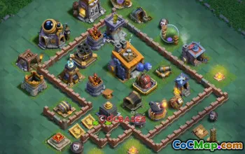 Top Builder Hall 8 Trophy Base - Clash of Clans Strategies #22632