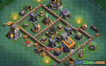Top Builder Hall 8 Trophy Base | Clash of Clans Strategies #23773
