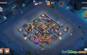 Top Builder Hall 8 Trophy Base | Clash of Clans Strategy #19148