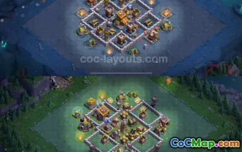 Top Builder Hall 9 Anti 3 Star Base - Clash of Clans 2024 #17865