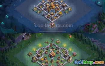 Top Builder Hall 9 Anti-Everything Base - Clash of Clans 2024 #17871