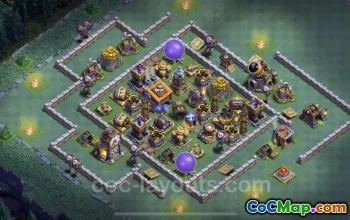 Top Builder Hall 9 Anti-Everything Base Design with Link #23128