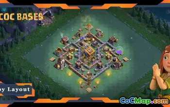 Top Builder Hall 9 Base - Anti-Everything Layout & Link #21805