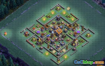 Top Builder Hall 9 COC Baslayouter & Maps for Farming #14145