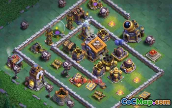 Top Builder Hall 9 Trophy Base | Clash of Clans Copy Link #23827