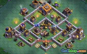 Top Builder Hall 9 Trophy Base | Clash of Clans Copy Link #23836