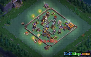 Top Builder Hall 9 Trophy Base - Clash of Clans Strategy #23780