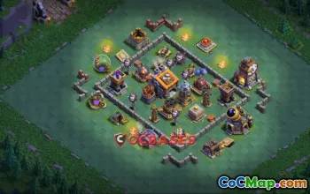 Top Builder Hall 9 Trophy Base in Clash of Clans - Copy Now! #23100