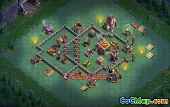 Top Builder Hall 9 Trophy Base Layout | Clash of Clans #23060