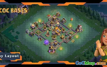 Top Builder Hall Level 10 Base Layout - Clash of Clans BH10 #18578