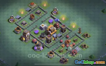 Top Builder Hall Level 5 Base - Clash of Clans BH5 Link #22811