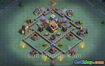 Top Builder Hall Level 5 Base Designs - Clash of Clans #22774