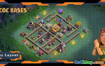 Top Builder Hall Level 6 Base Designs - Clash of Clans BH06 #21619