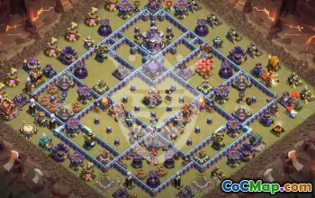 Top Clan War & Trophy Base Layout for Town Hall 15 #54583