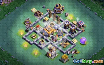 Top Clash of Clans Base Layouts for Builder Hall 8 #53788
