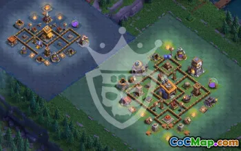 Top Clash of Clans Base Layouts for Builder Hall 8 #56230