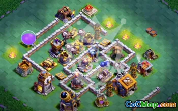 Top Clash of Clans Base Layouts for Builder Hall 9 #54342