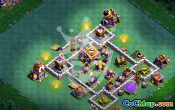 Top Clash of Clans Base Layouts for Builder Hall 9 #54347