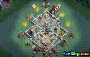 Top Clash of Clans Base Layouts for Builder Hall 9 #54847