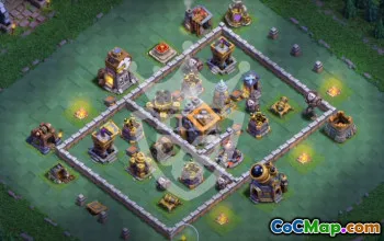 Top Clash of Clans Base Layouts for Builder Hall 9 #54850