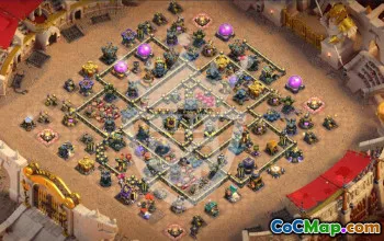 Top Clash of Clans Base Layouts for TH17 #56004