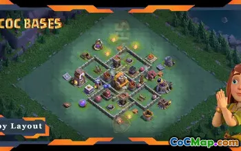 Top Clash of Clans BH5 Base Layout - Anti Everything Design #21510