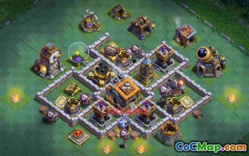 Top Clash of Clans Builder Hall 9 Trophy Base & Copy Link #24049