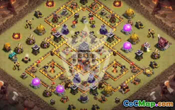 Top Clash of Clans TH10 Base Layouts & Links #53796