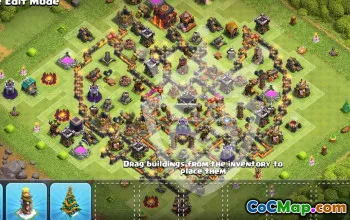 Top Clash of Clans TH10 Base Layouts with Links #55129