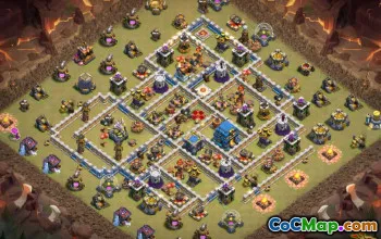 Top Clash of Clans TH12 Układy i mapy dla sukcesu #14662