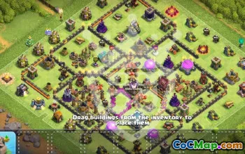 Top Clash of Clans TH13 Base Layouts & Maps #54529