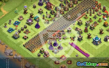 Top Clash of Clans TH13 Base Layouts & Maps #54884