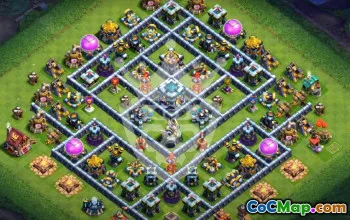 Top Clash of Clans TH13 Base Layouts with Links #52916