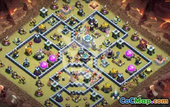 Top Clash of Clans TH13 Base Layouts with Links #53353