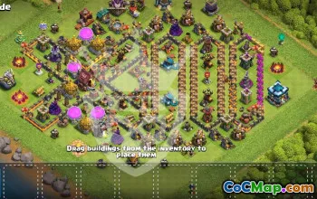 Top Clash of Clans TH13 Base Layouts with Links #54882
