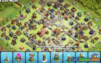 Top Clash of Clans TH16 Base Layouts #53814