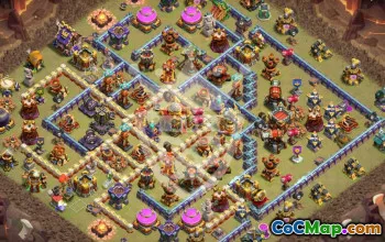 Kopiuj bazy Clash of Clans  Town Hall 16 #54656