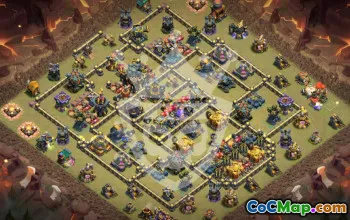 Top Clash of Clans TH17 Base Layouts #54770