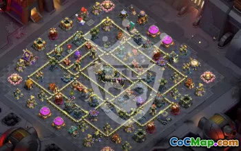 Top Clash of Clans TH17 Base Layouts and Maps #52819