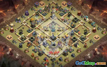 Top Clash of Clans TH17 Base Layouts & Copy Links #56541