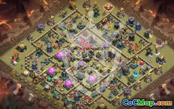 Top Clash of Clans TH17 Base Layouts & Links #54036