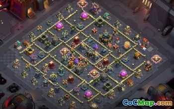 Top Clash of Clans TH17 Base Layouts & Maps #53627