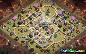 Top Clash of Clans TH17 Base Layouts & Maps #53751